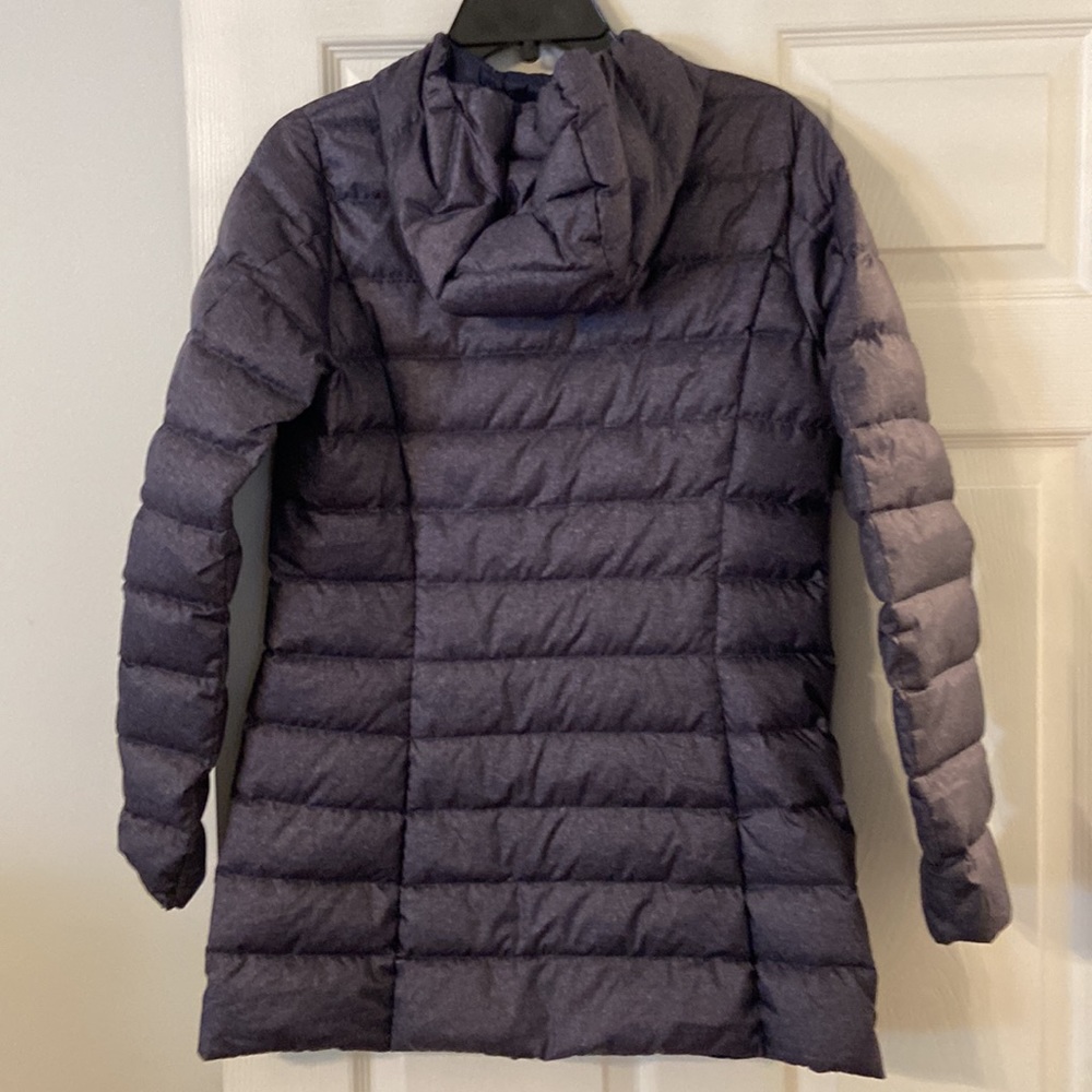 Eddie Bauer Women Down Jacket size S EB650 color gray/bluish 100% nylon BNWOT - Picture 6 of 16
